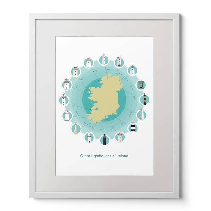 16 Great lighthouses of Ireland for wholesale by The Designer of Things