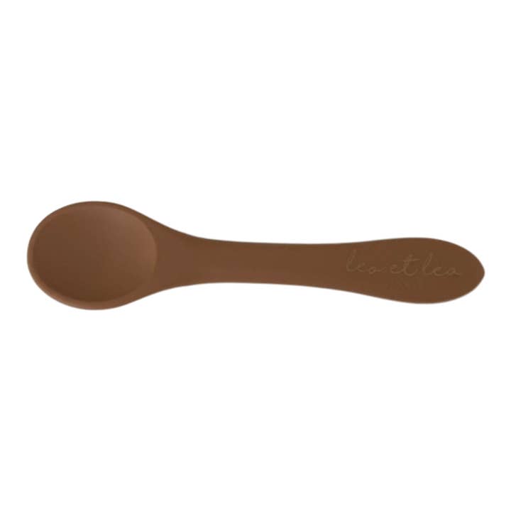 leo et lea france - Vente Set de couverts – enfant et bébé - Cuillère en silicone pour enfant, petite1