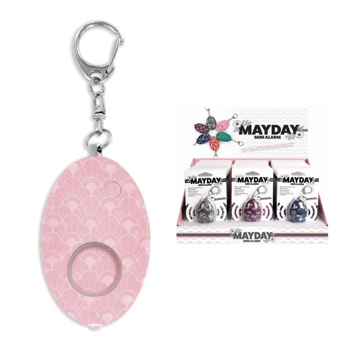 DM Merchandising – Engroshandel Sikkerhedsalarm/-udstyr – Mayday Mini Alarm nøglering