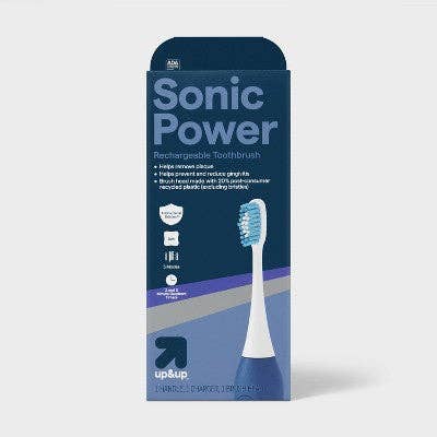 Brosse à dents électrique rechargeable pour adulte up&up - Boîte imparfaite pour la vente par This is Beauty