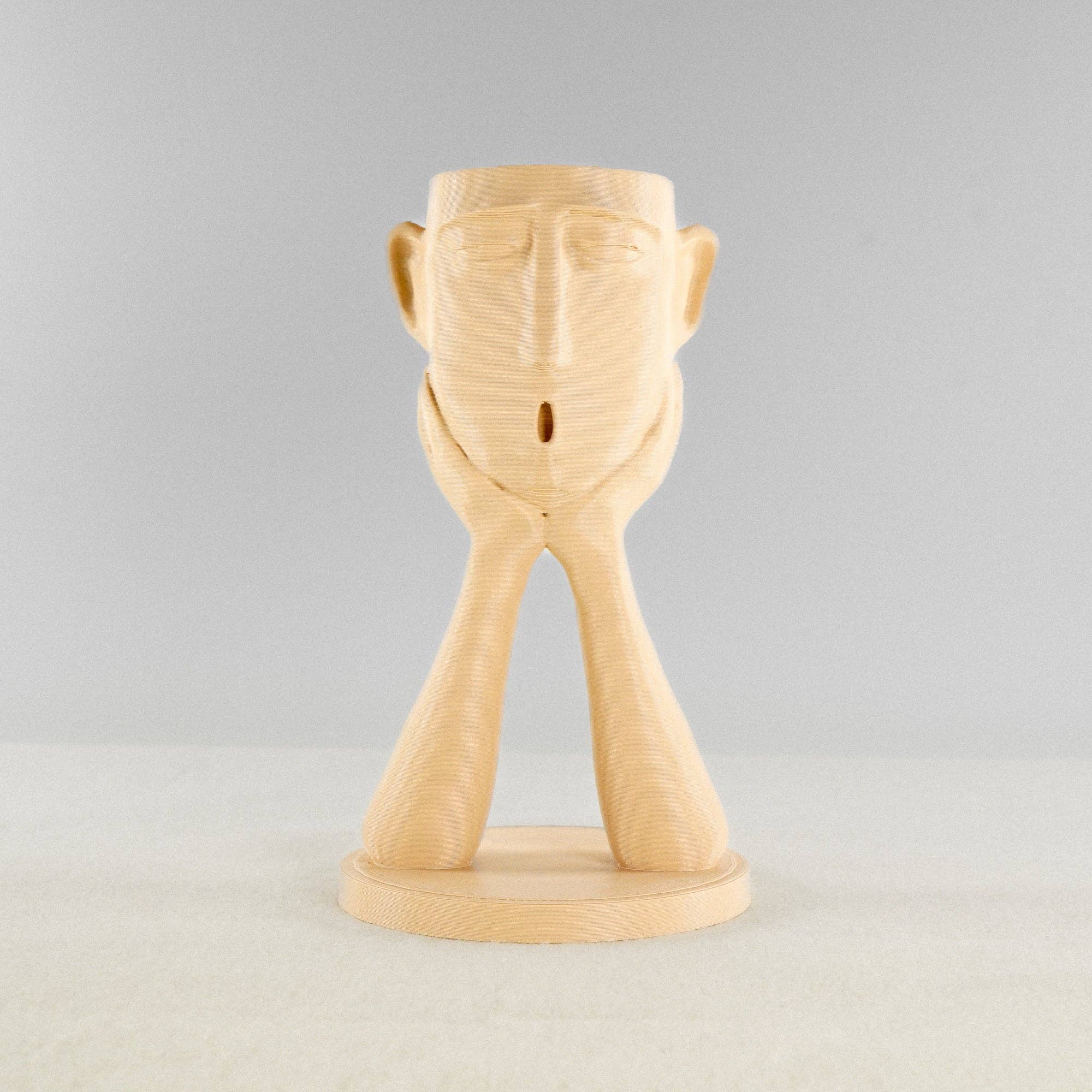 Rosebud Homegoods - Vente Pot - Support pour plantes gonflables Stonehenge, joli pot à tête, cadeau de décoration unique19