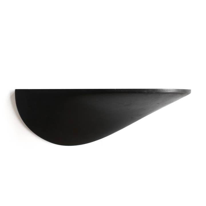 Wall shelf concrete large - black for wholesale by Formpoet