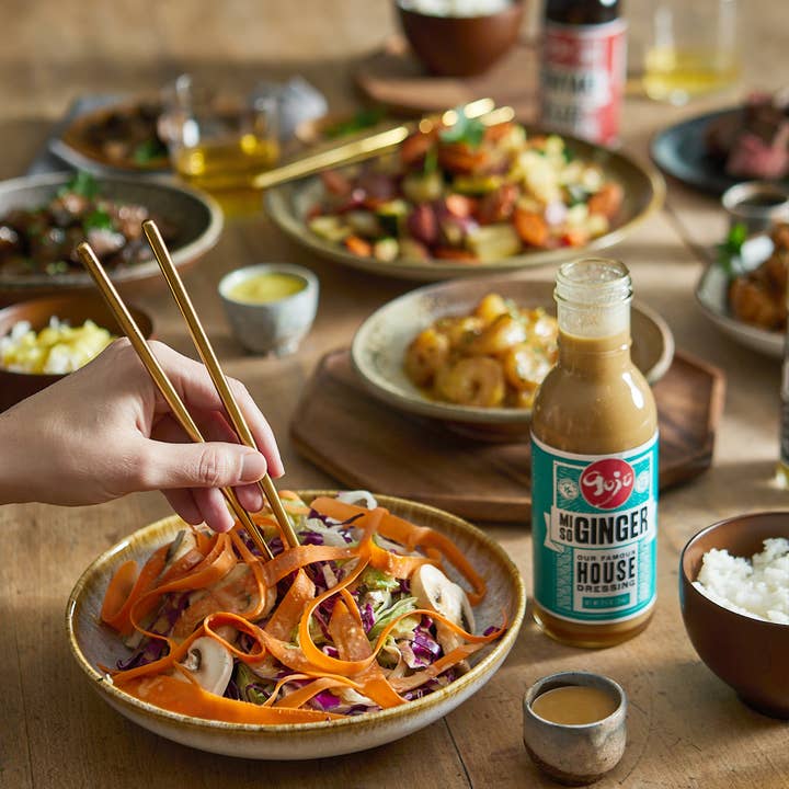 Gojo Japanese Foods - Wholesale Salad dressing - Miso Ginger Dressing - Bright & Vibrant Japanese Salads 4
