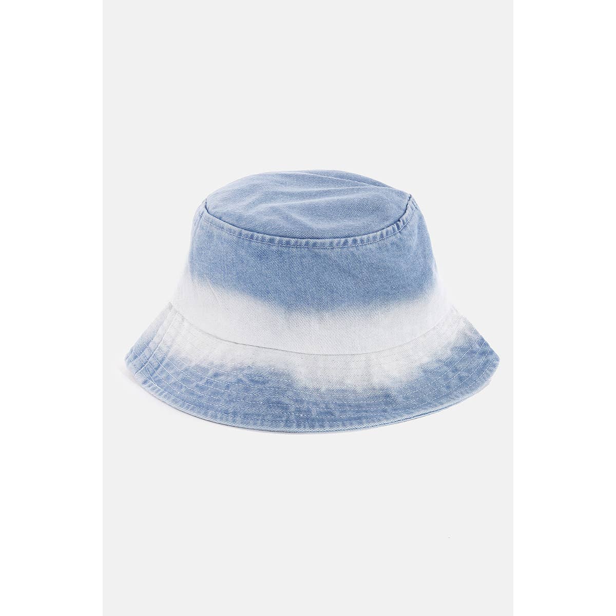 Collections by Fame Accessories - Wholesale Bucket Hat - Women's - Two Tone Denim Bucket Hat
