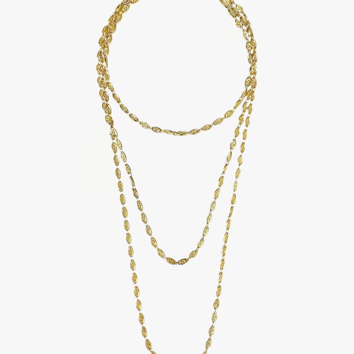 HELLES - Wholesale Link & Chain Necklace - MINI LACE NECKLACE