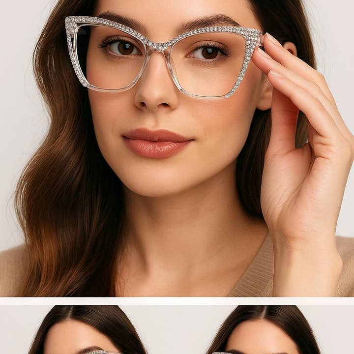 The Bling Barn – wholesale Eyeglasses – Women's – Glitz Has Glam Blue Light Glasses1