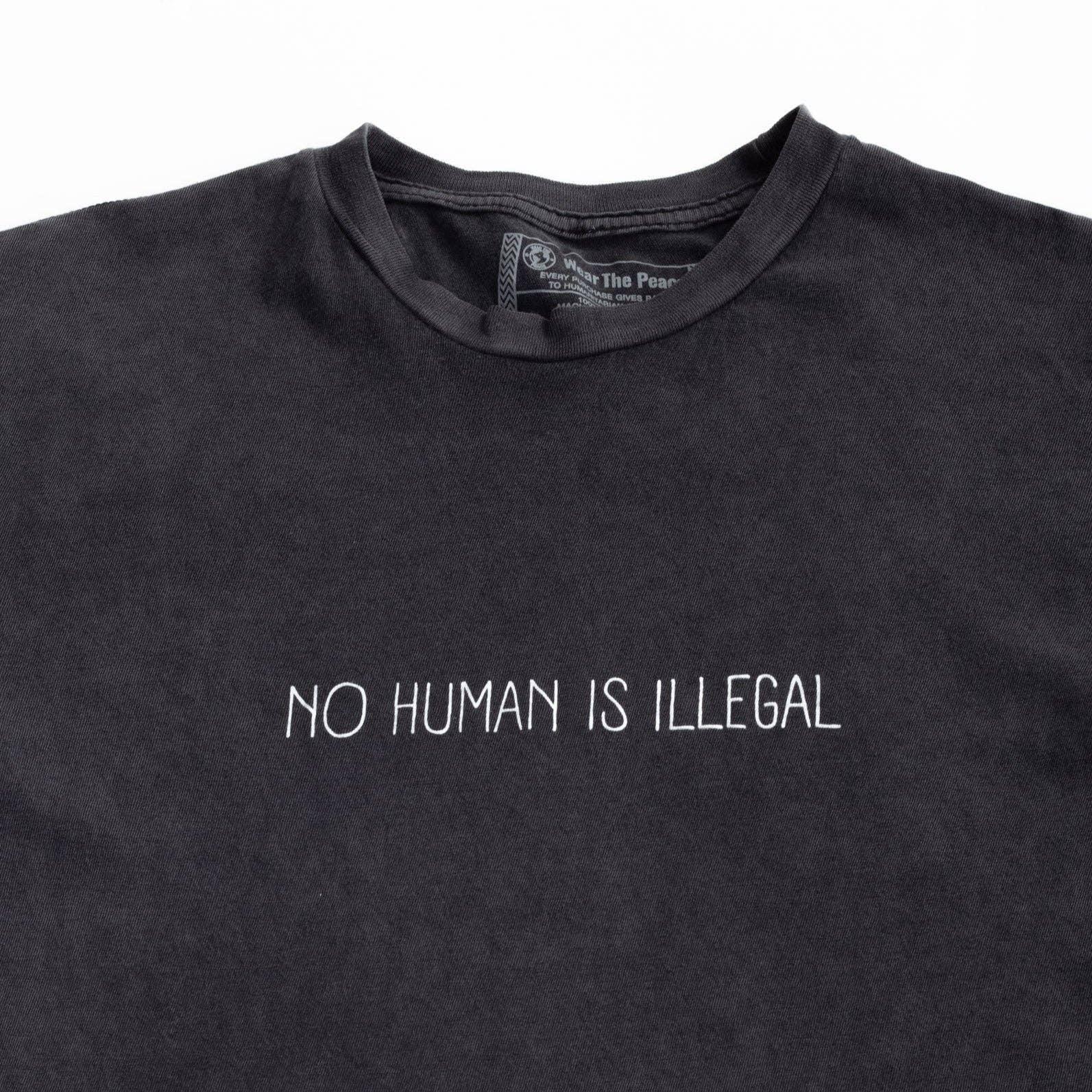 Wear The Peace - Vente T-shirt sérigraphié – homme - T-shirt Aucun Humain N'est Illégal3