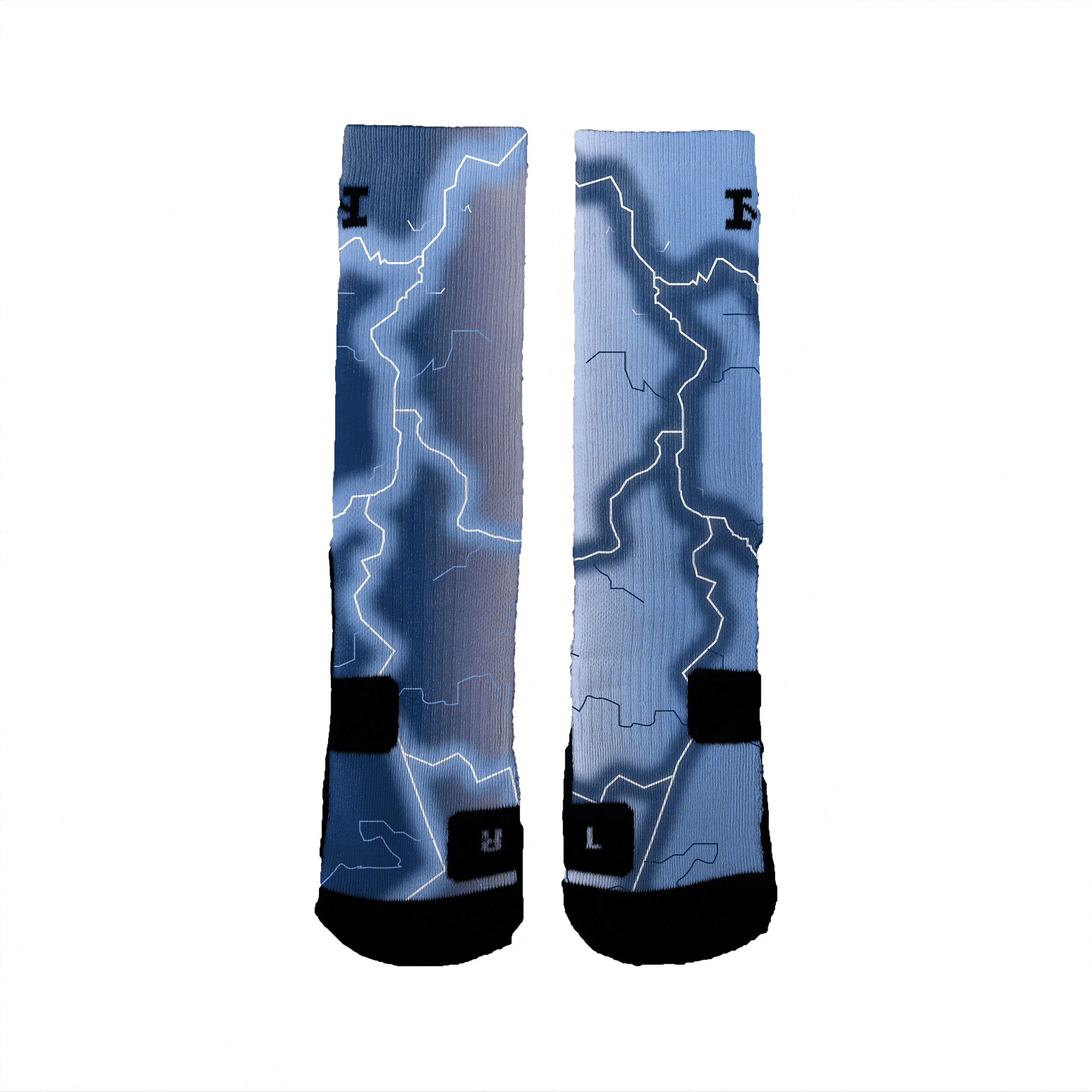 HoopSwagg - Wholesale Socks - Unisex - Tar Heel Storm0