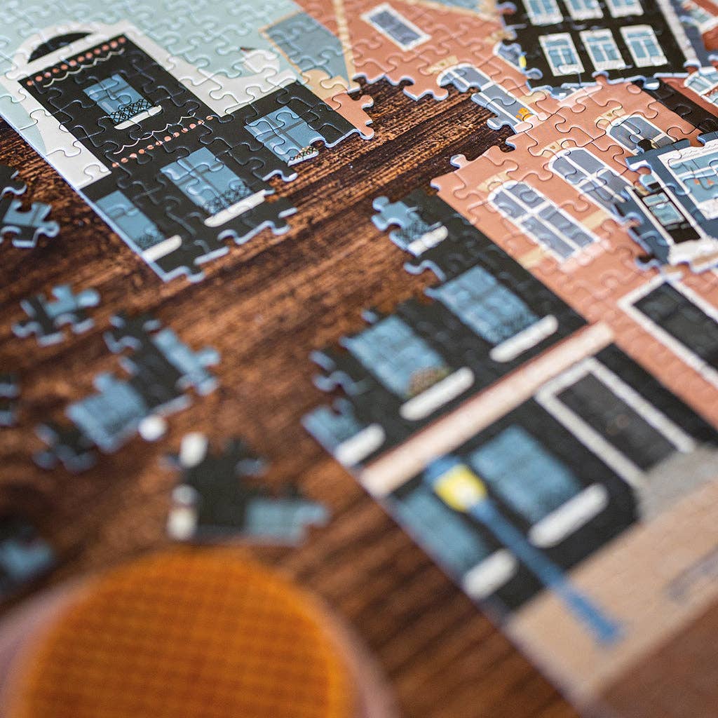 Maison Joliette - Wholesale Puzzle - Adult - Puzzle 1000 pieces Let's pedal along the water8