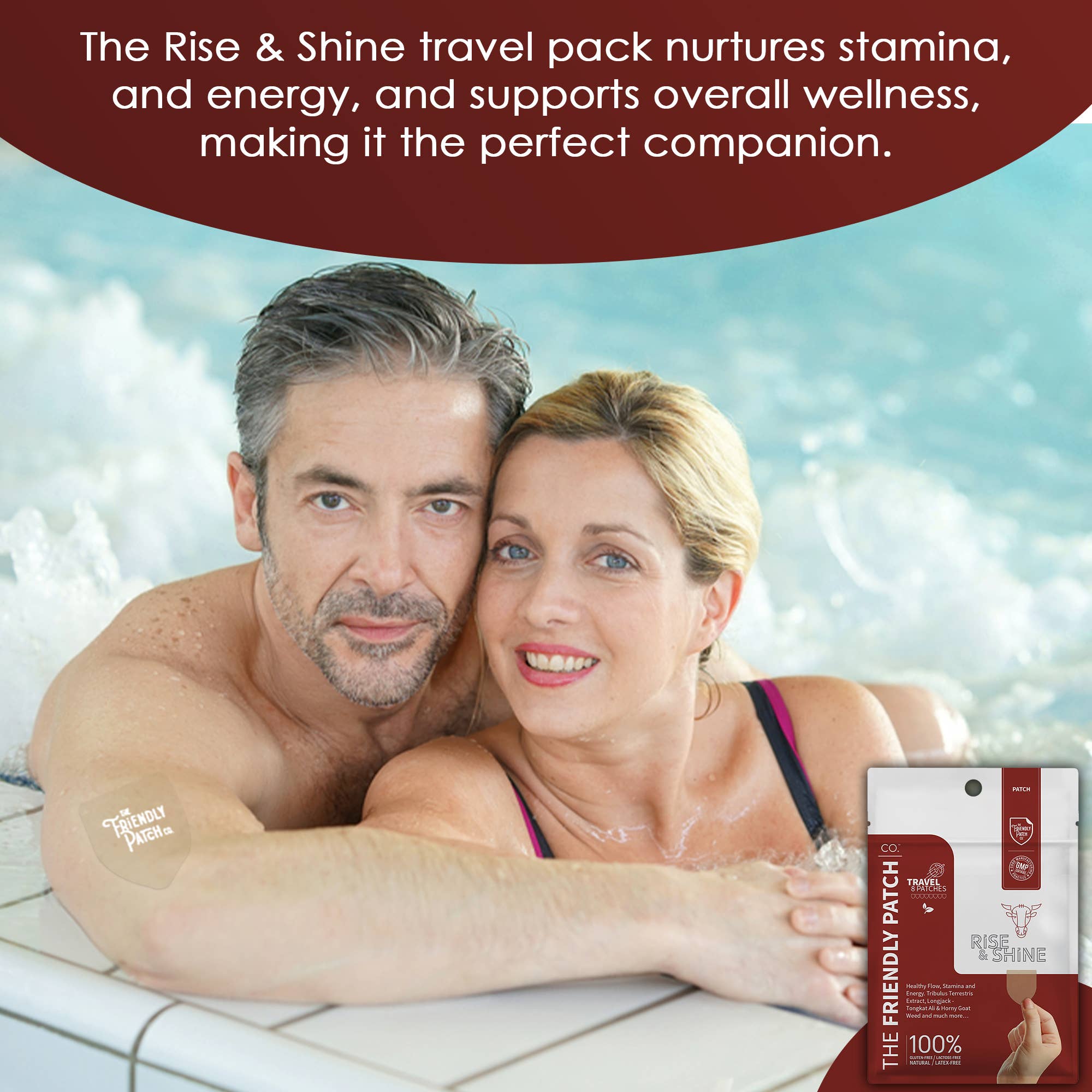 Friendly Patch CO - Wholesale Oral Supplement/Vitamin - The Friendly Patch Rise & Shine for men 8 patches2