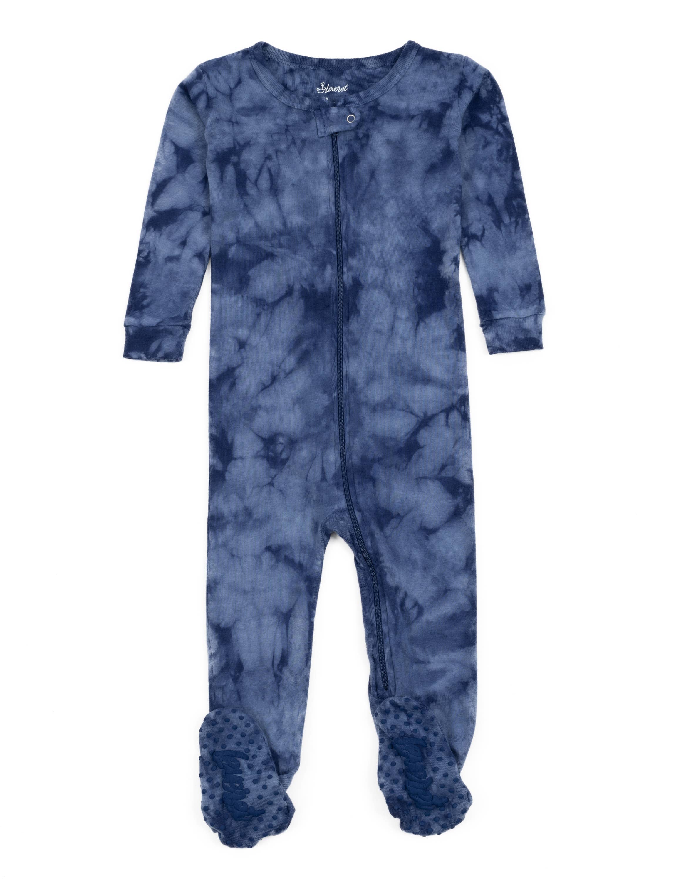 Leveret Pajamas - Vendita all'ingrosso Pigiamino - Neonati - Pigiama Tie Dye in cotone per bambini7