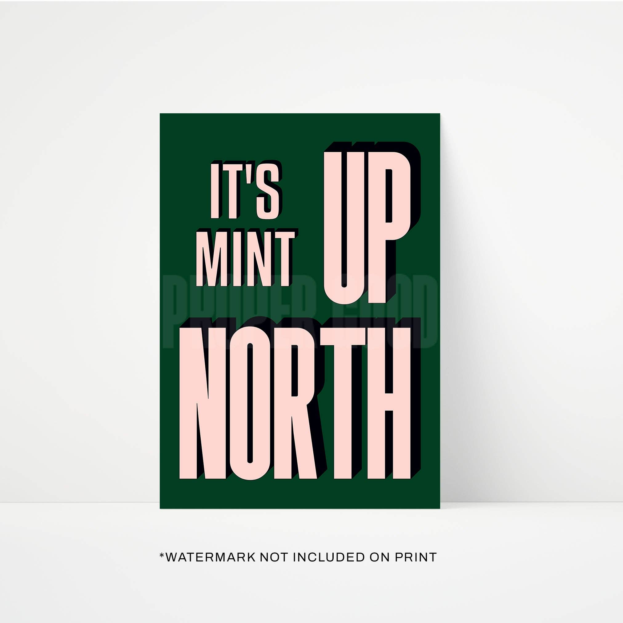 Proper Good – Engroshandel Kunsttryk – Det er Mint Up North Print3