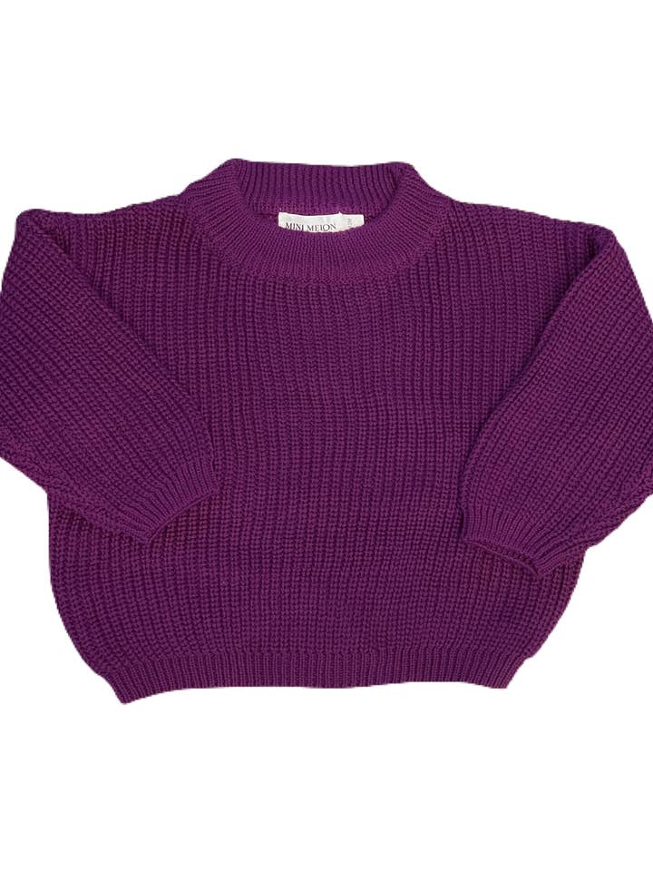 Mulberry Organic Oversized Sweater for wholesale by Mini Melon