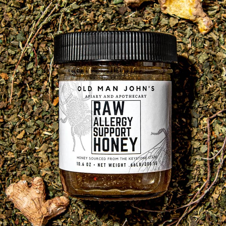 Old Man John's – Engroshandel Kosttilskud og vitaminer – Allergi Support Honning