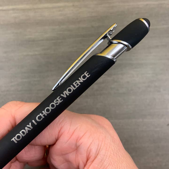 IDAG VÄLJER JAG VÅLD (Penna med Smart Phone Stylus) för wholesale av The Carbon Crusader