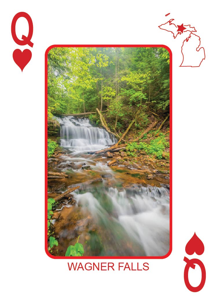Phil Stagg Photography - Wholesale Playing Cards - WATERFALLS OF MICHIGAN - Playing Cards - Euchre Friendly39