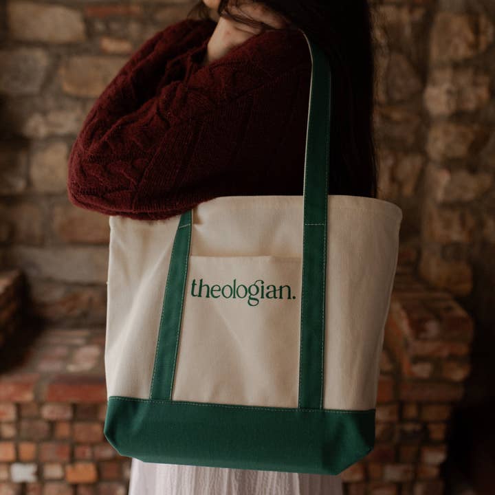 Theologian Canvas Tote for wholesale by The Daily Grace Co