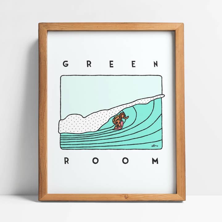 Grünes Zimmer Kunstdruck für den Großhandel von Alimo