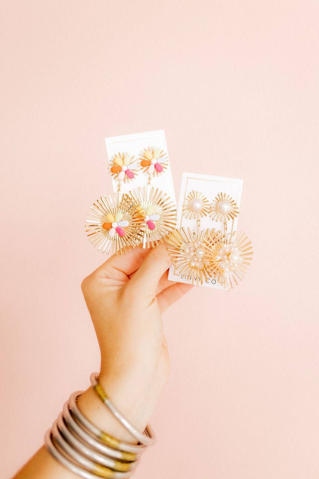 LINNY CO - Wholesale Dangle Earrings - Fiona Statement Earrings - Multi7