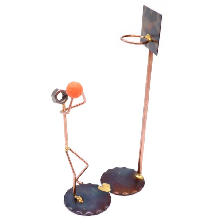 Basketball Jump Shot Man for wholesale by Rock Creek Metal Craft