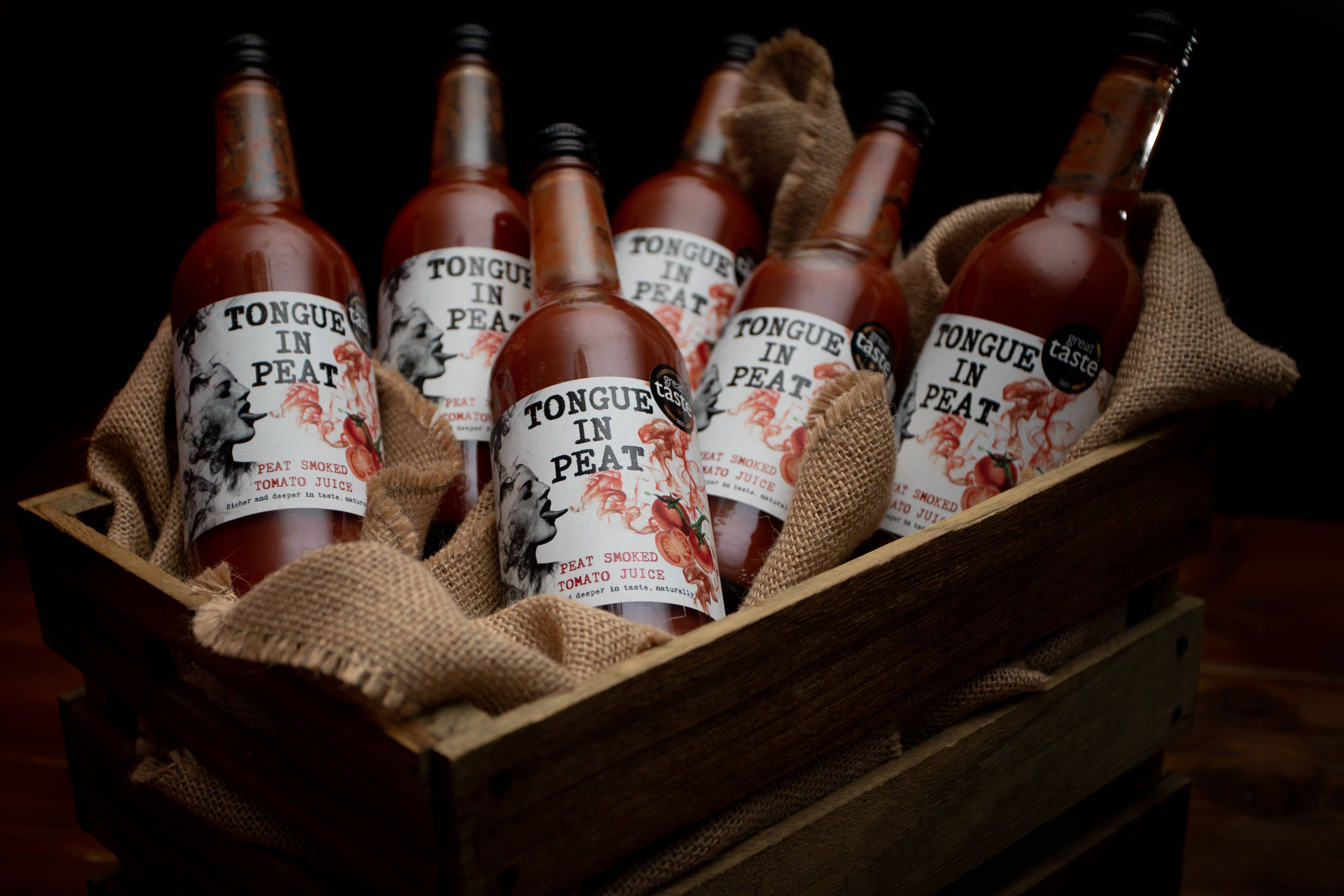 Tongue In Peat – Großhandel Cocktailmischung/-sirup – Bloody Mary Cocktailmixer mit geräuchertem Tomatensaft 500 ml/17,02 Unzen3