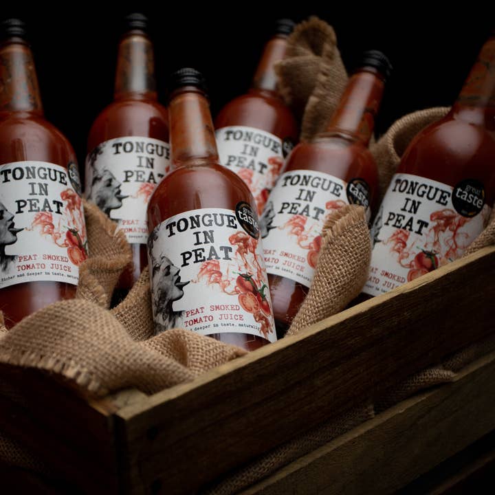 Tongue In Peat – Großhandel Cocktailmischung/-sirup – Bloody Mary Cocktailmixer mit geräuchertem Tomatensaft 500 ml/17,02 Unzen3