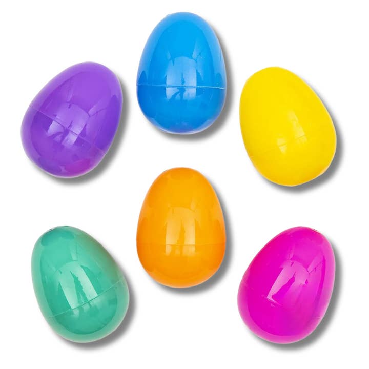 Plastic Easter Eggs Surprise Kids Toy- {Pack Of 144 Pcs} for wholesale by JSBlueRidge Toys
