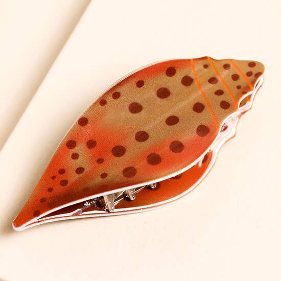 Brown Shell Hair Clip for wholesale by Lisa Angel