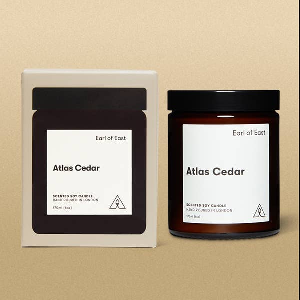 Earl of East – wholesale Jar/filled candle – Atlas Cedar | Soy Wax Candle 170ml [6oz]0
