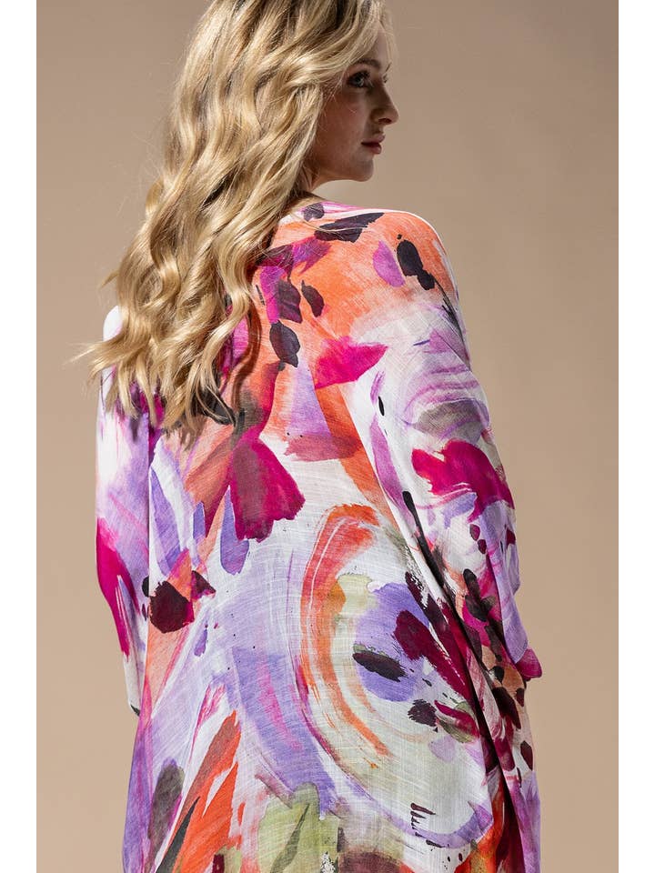 Watercolor Multi Kimono for wholesale on Faire