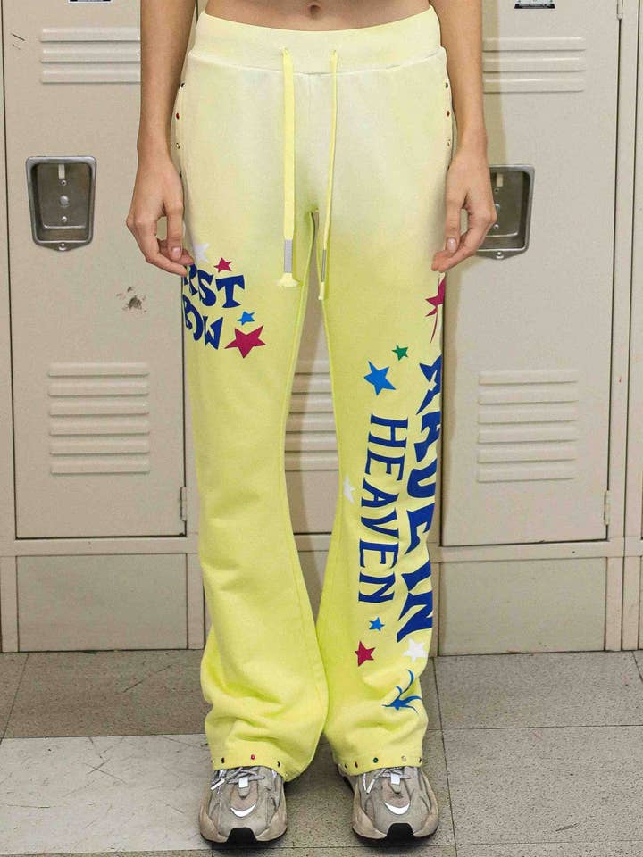 MADE IN HEAVEN KONPEITO FLARE JOGGER for wholesale by First Row