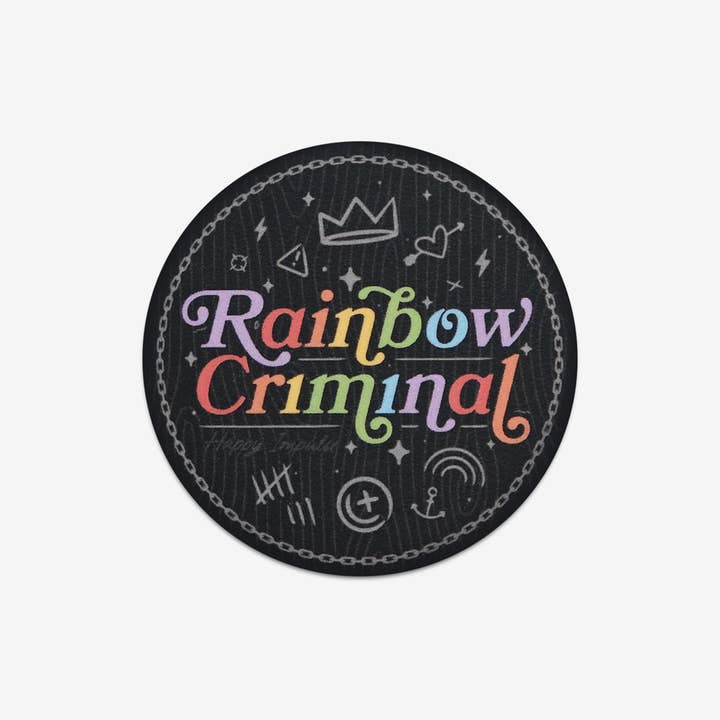 Happy Impulse - Wholesale Lapel Pin/Button - Rainbow Criminal2