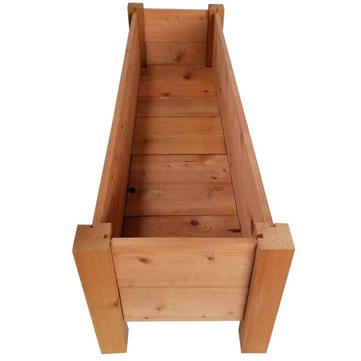 GrowGardens - Wholesale Planter Box - GrowGardens 1' x 4' x 16" Redwood Elevated Garden Bed