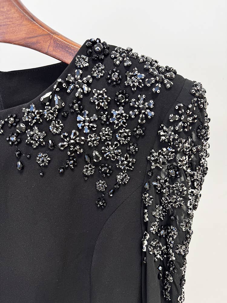 Productseeker - Vente Robe de soirée – femme - Robe de soirée longue élégante avec perles et strass DR863Y 20255