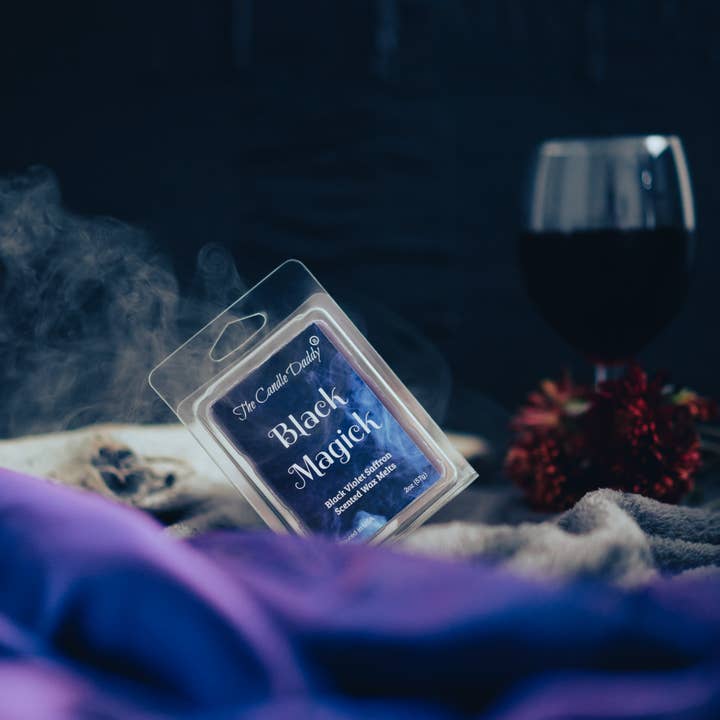 The Candle Daddy - Wholesale Wax Melt - BLACK MAGICK - BLACK VIOLET SAFFRON SCENTED WAX MELT