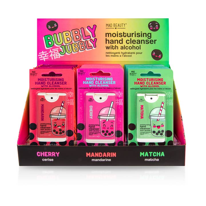 Mad Beauty – wholesale Hand sanitiser – Mad Beauty Bubbly Jubbly Hand Cleansing Spray