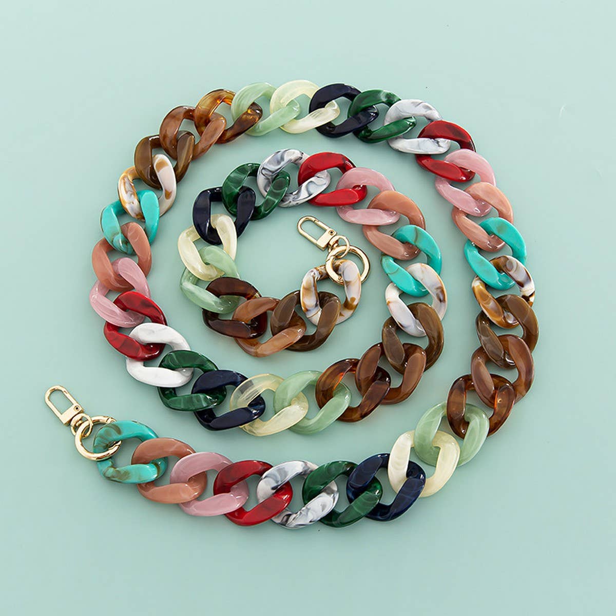 ACCITY - Wholesale Bag Strap - Women's - 47.24"Mixed-Color Bag Chain,Phone Case Strap_CWMM50917