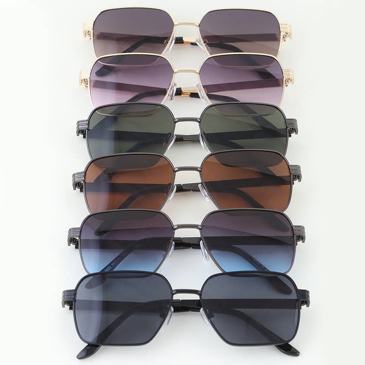 Modern Gradient Tinted Sunglasses for wholesale by 3AM BY H&D ACCESSORIES