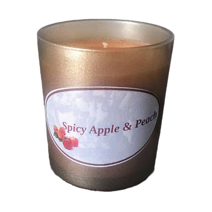 Spicy Apple and Peach Candle for wholesale by Carolina Coast Home and Body