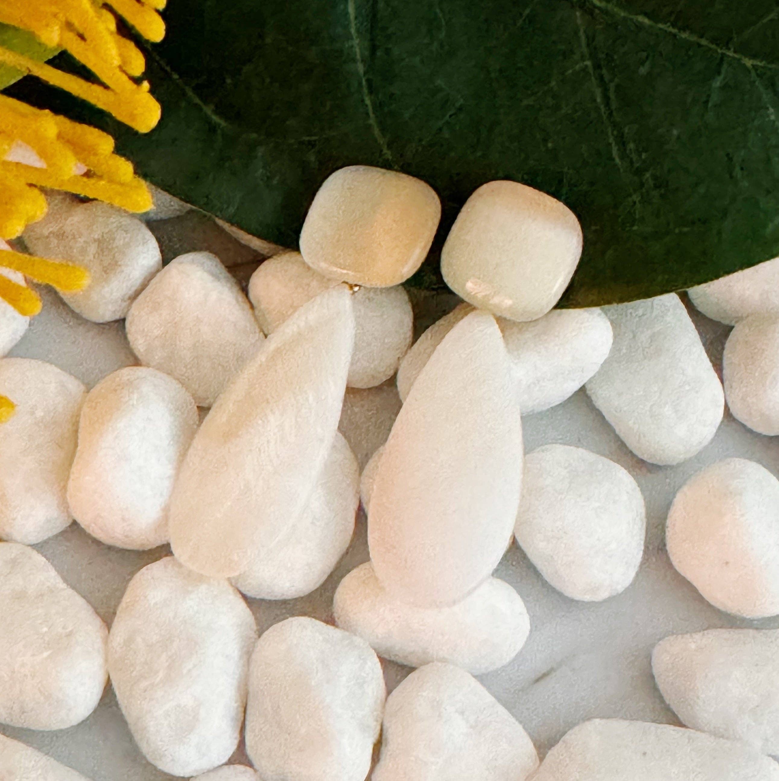 Ellison+Young – wholesale Dangle earrings – Pastel Breeze Double Stone Earrings0