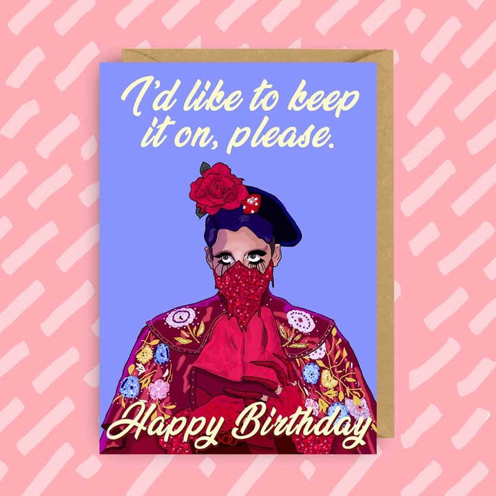 RuPaul's Drag Race Valentina Birthday Card | LGBQ+ | Drag for wholesale by The Queer Store