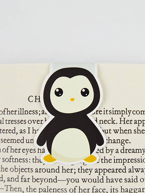 Penguin Magnetic Bookmark for wholesale by IMPAPER