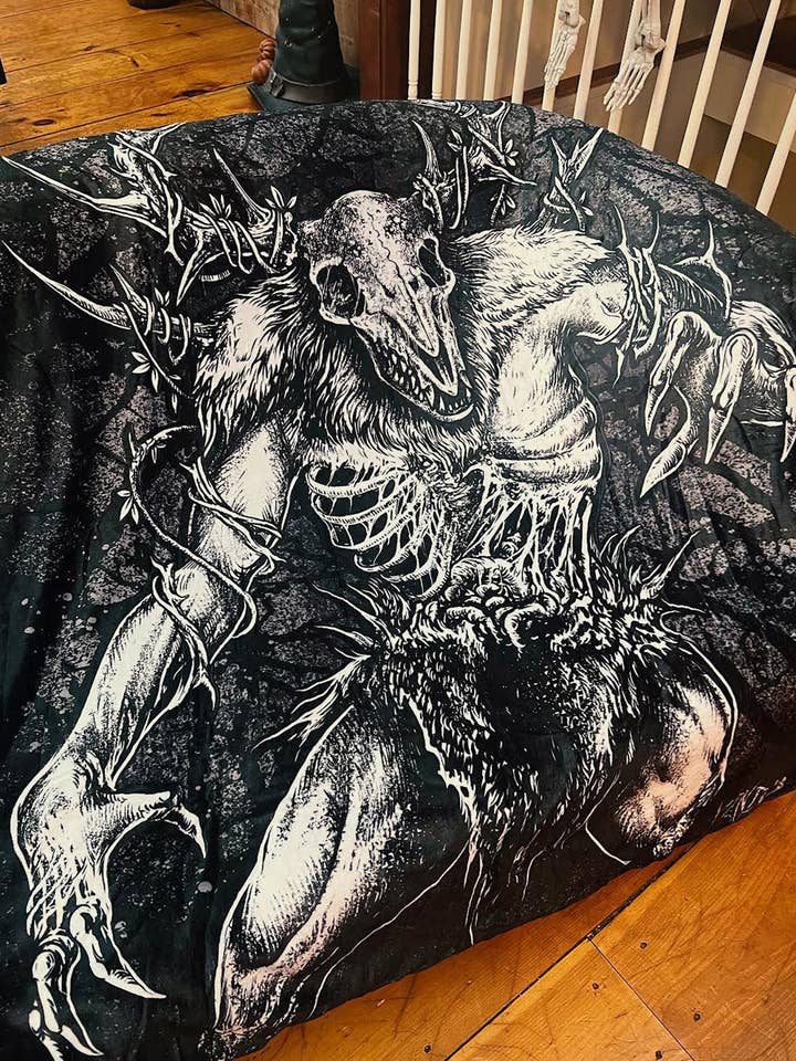 Wendigo Throw Blanket for wholesale by vampirefreaks