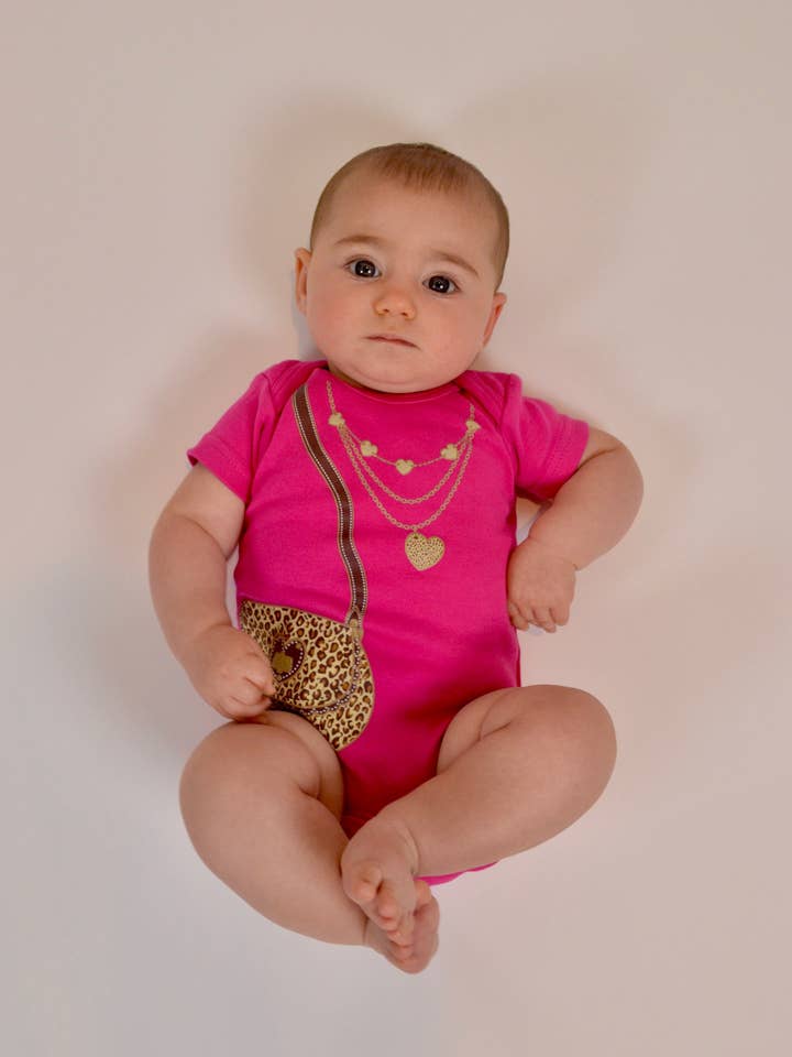 Sara Kety Baby & Kids - Wholesale Bodysuit (Non-Footed) - Baby - Leopard Bag Onesie1