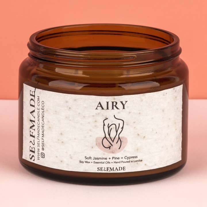 3-Wick Pine Christmas Candle, Orange Flower - Vegan for wholesale by Selfmade Candle