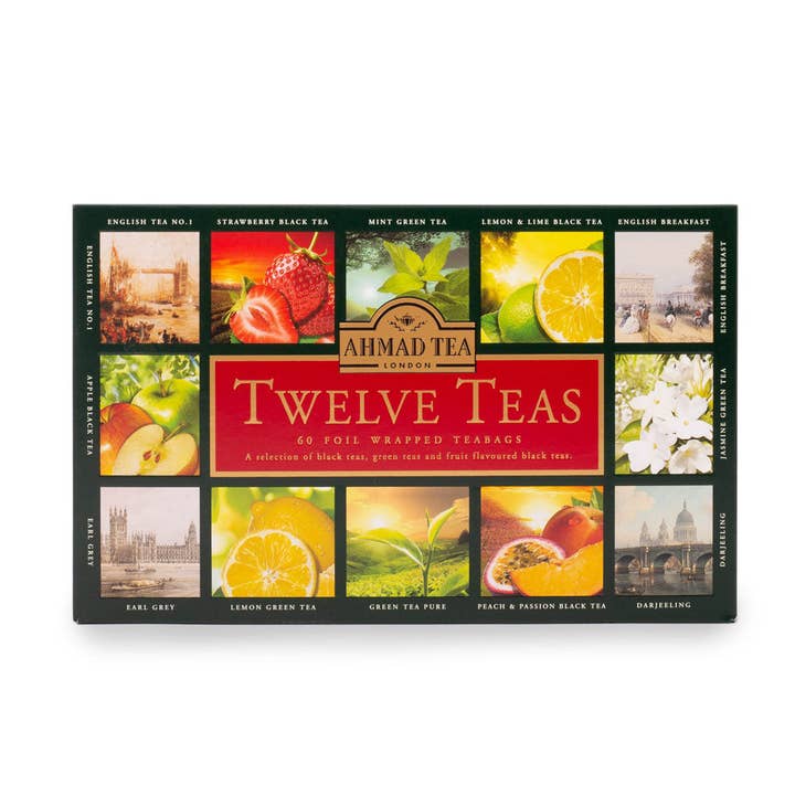 Twelve Teas (60 Teabags) for wholesale by Ahmad Tea