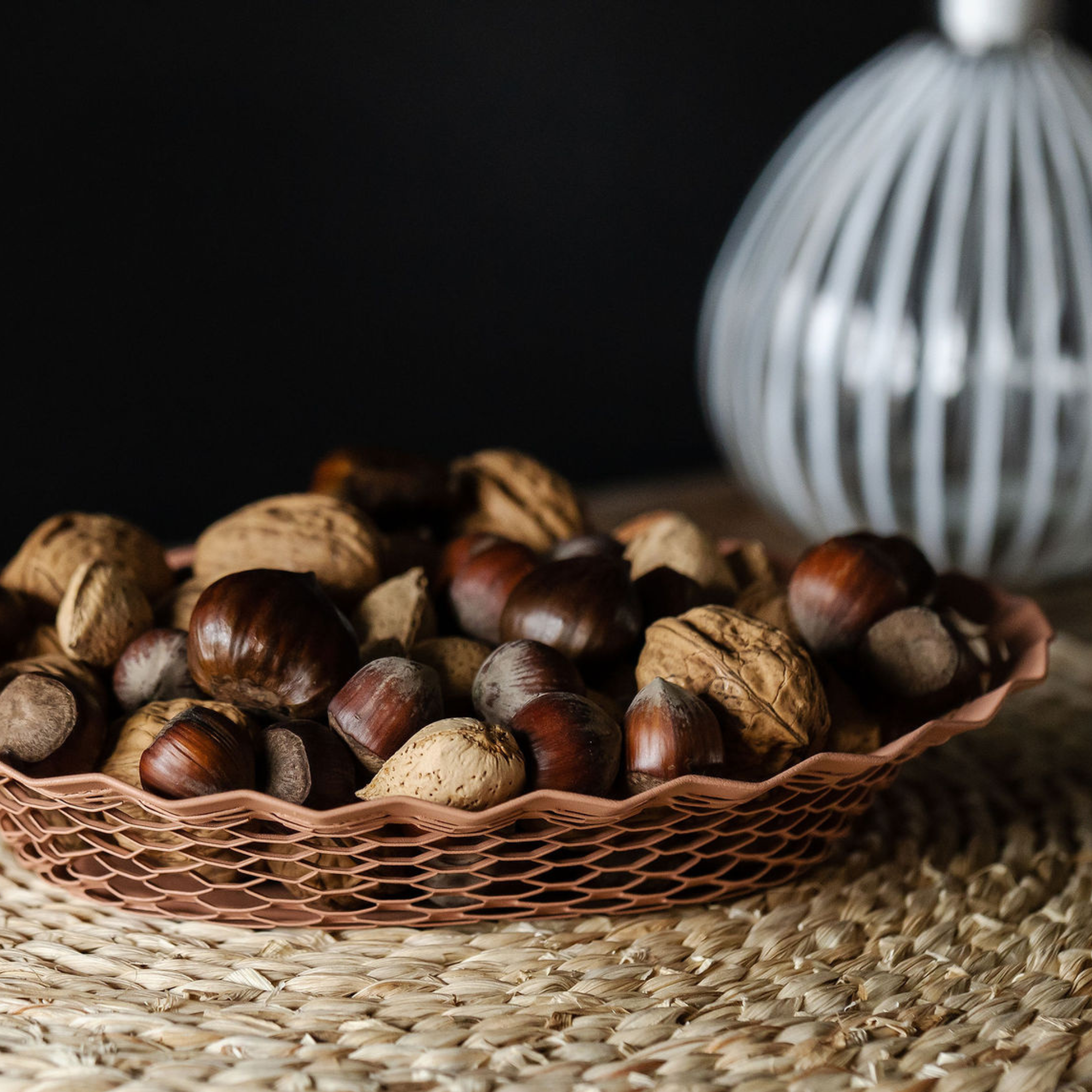 Clémentine Boutique – wholesale Basket – Oval Food Basket, Stainless Steel Color, Small size11