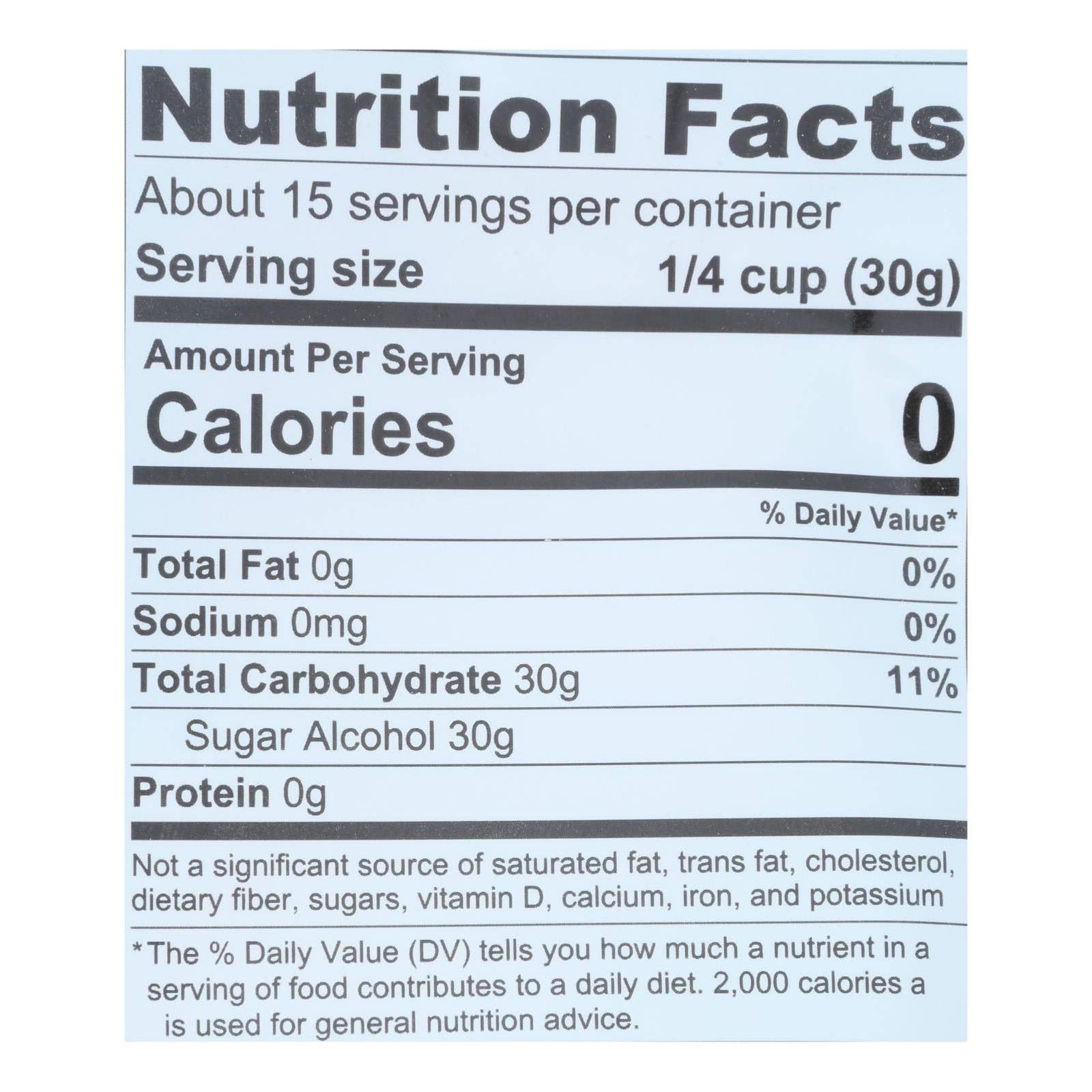 Everyday Supply Co - Wholesale Sugar/Sweetener - Lakanto Powdered Monkfruit Sweetener, 1 lb, Case of 81