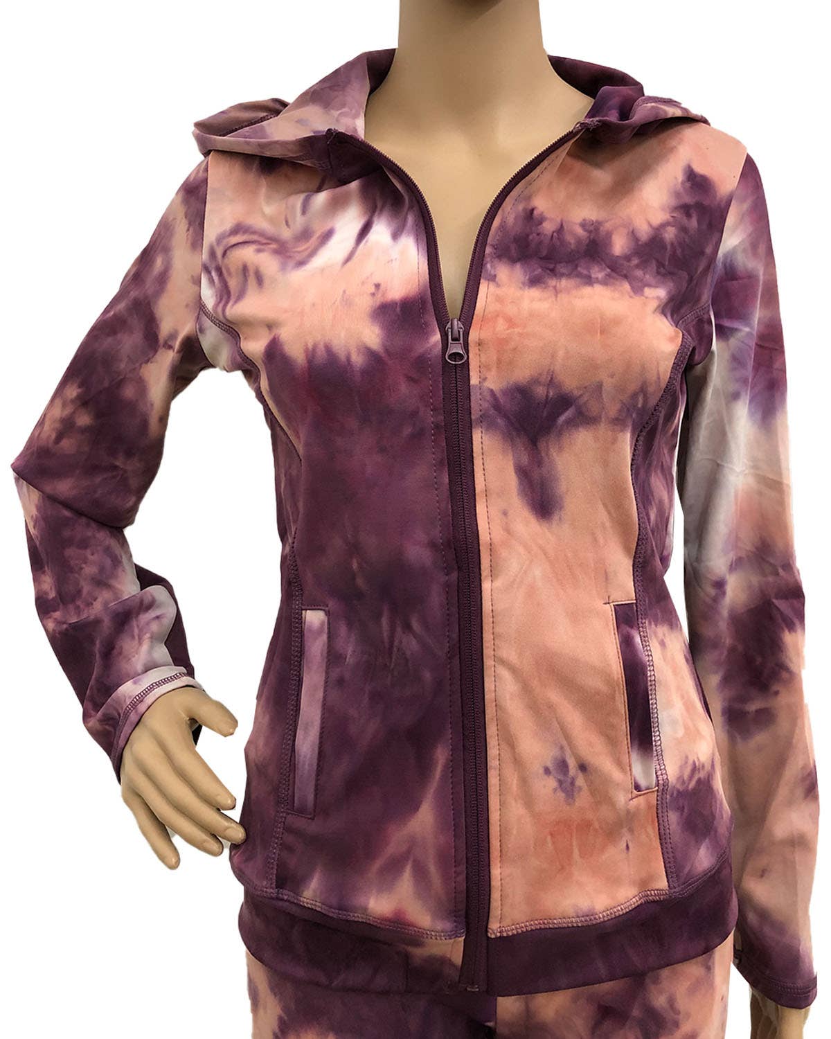 SSImport - Wholesale Athletic Jacket - Women's - A358 SPORTS HOODIE JACKET MIXED SIZES 12PCS/SET26