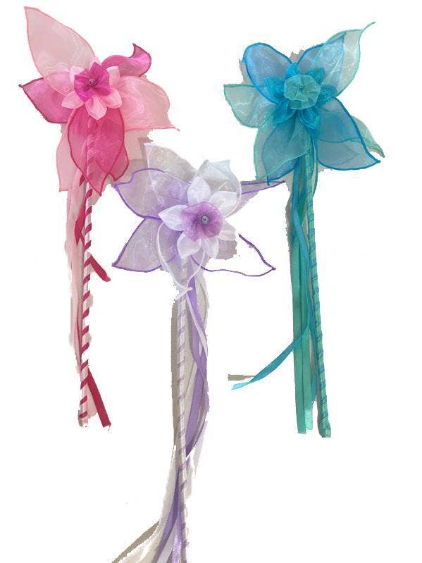 Lets dress up - Wholesale Toy wand – Kids - Handmade Fairy Wand pack of 10 Mixed colours0